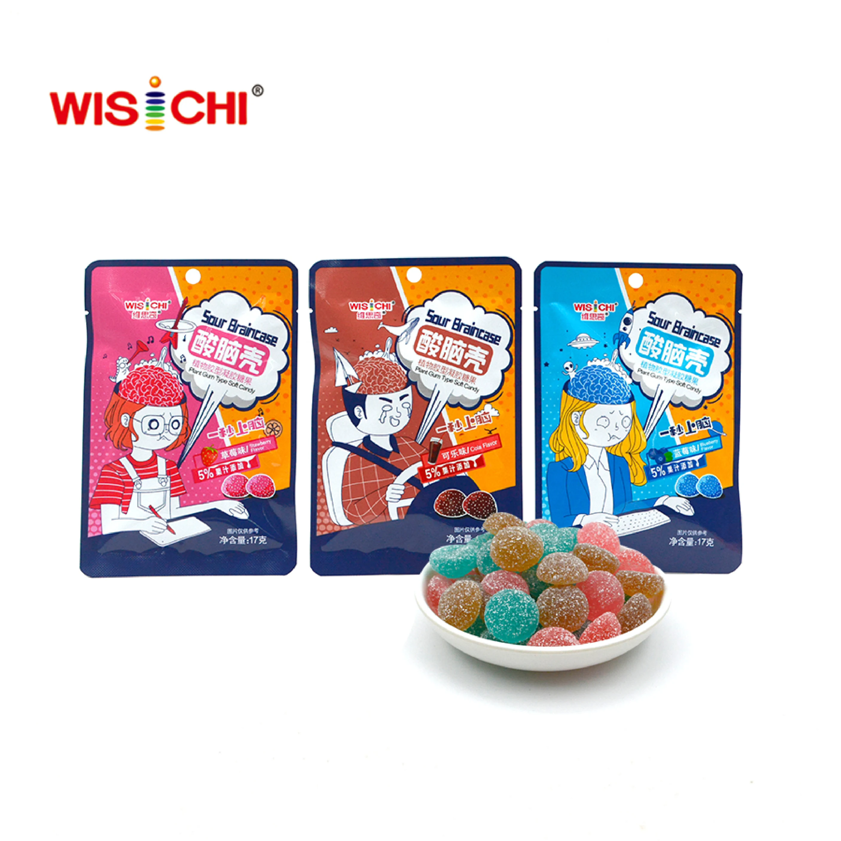 Free sample halal sour flavor soft jelly candy pectin vegan vitamin gummies sweets