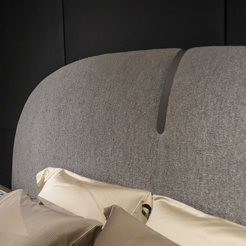 MODENFILI letto matrimoniale Luxury Italian-Style Double Bed Upholstered Leather Modern Design  Fabric Materials camas Bett lits