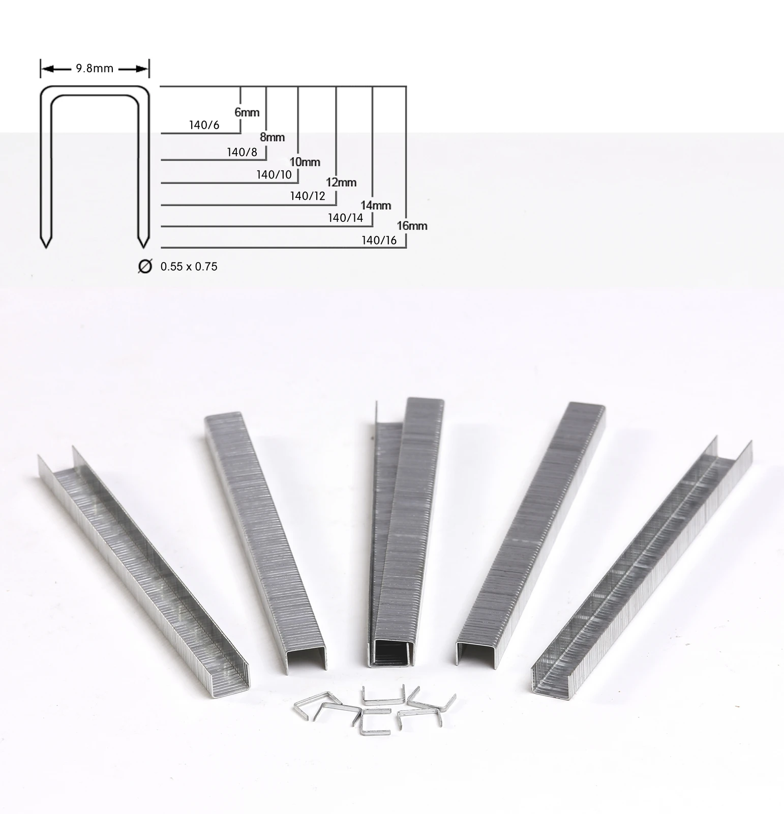 China factory supplier cheap galvanized wire 140 series staples