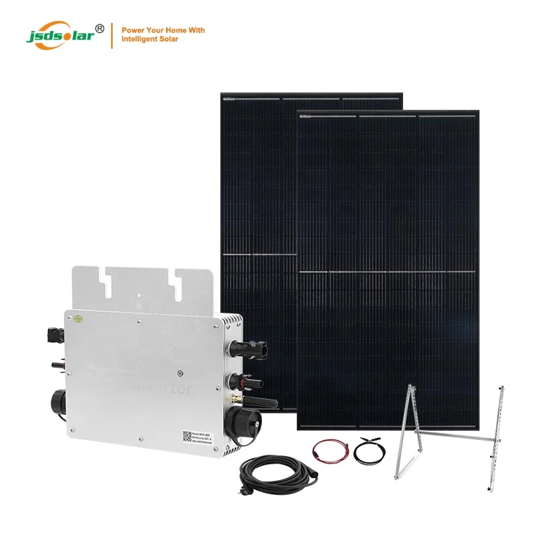Jsdsolar Балконная солнечная панель 600 Вт 800 Вт 1200 Вт plug & play
