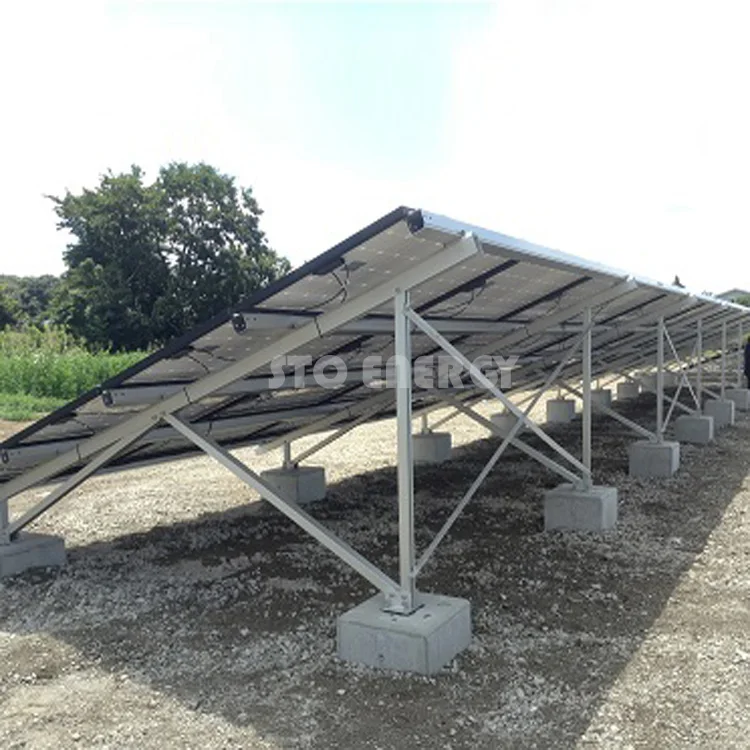 Factory Wholesale High Quality Solar Aluminum Panel Ground Rack System Ground Mounted Structures For Solar Plants