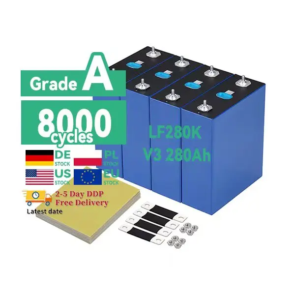 280ah lifepo4 eu stock lifpo 4 280ah cell 3,2 v 280ah lifepo4 аккумуляторная батарея 12v 280ah lifepo4 батарея