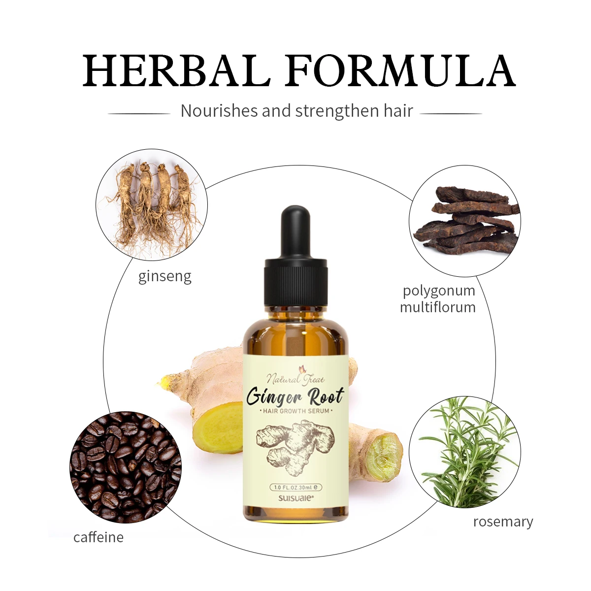 OCCA Private Label 100% Natural Formula Wholesale Nourishing Scalp Elixirs Hair Care Loss Treatment Hair Growth Oil Serum