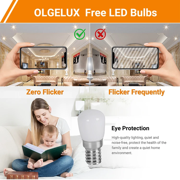 Long Life Led Fridge E14 Led Bulb 220v Led Fridge Bulb Led Lamp For Refrigerator Replace Halogen Lights