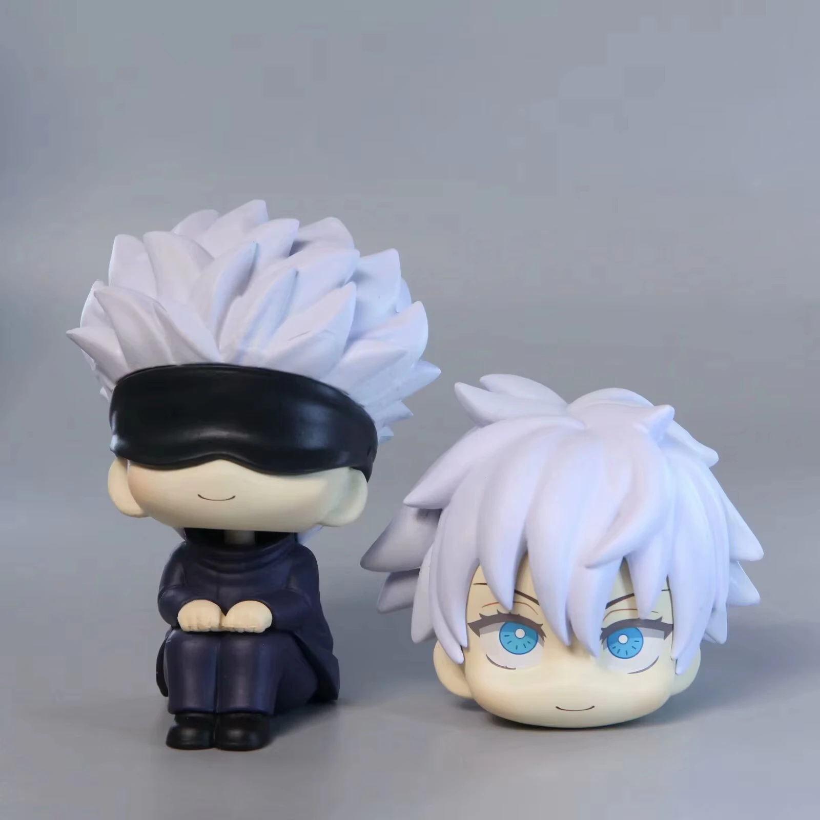 10CM Wholesale Jujutsu Kaisen Gojo Satoru Character Collectible Toy Big Double Headed Anime PVC Figurine Japanese
