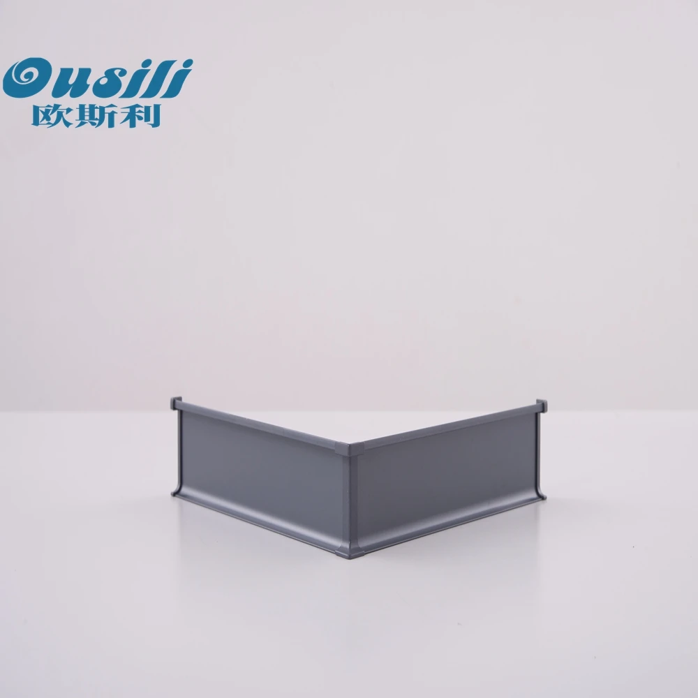 Factory wholesale home furnishing skirting aluminum alloy profile Aluminum Wall Skirting Board