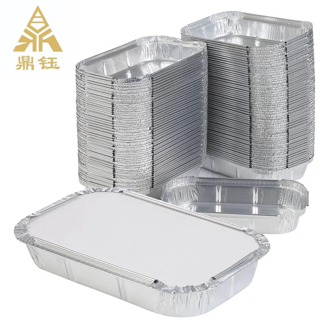 2021 Popular Foil Aluminum large tray factory wholesale price Household Kitchen Chicken Disposable Aluminum Foil Loaf Pan