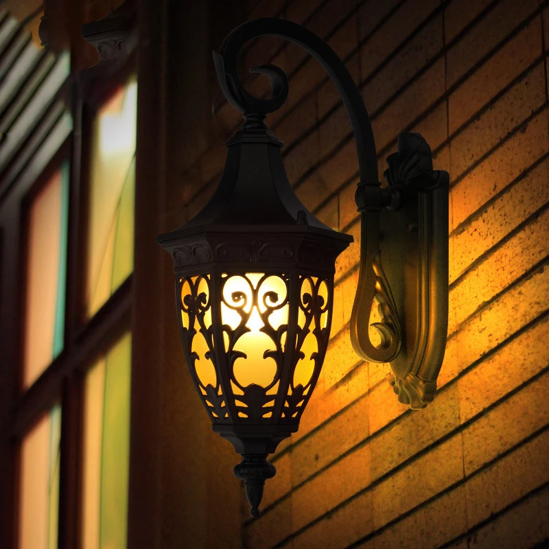 High Quality American Creative Retro Corridor Vintage Out Door Garden Wall Lights Wall