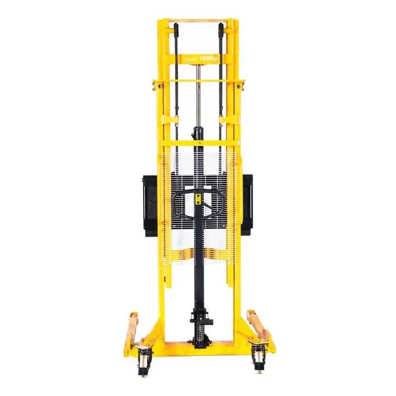 china hot sale manual stacker forklift 1500kg reach electric forklift /stacker manual pallet stacker manual 200kg