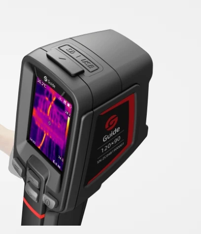 The T120 entry-level infrared thermal imager temperature measurement tool can be used indoors and outdoors for ultra