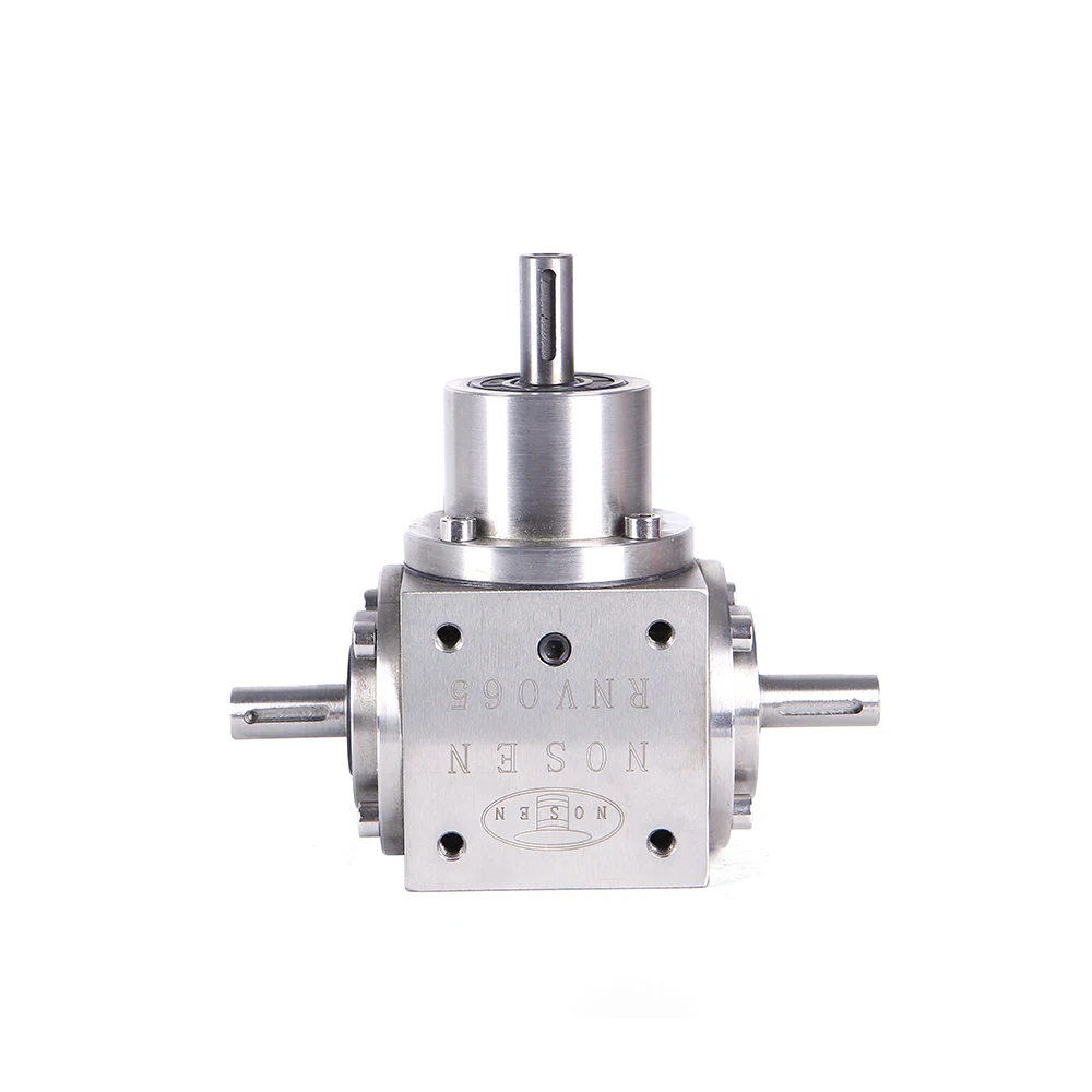 Electric Mini Size 3 Way Spiral Bevel Gearbox With Cheap Price
