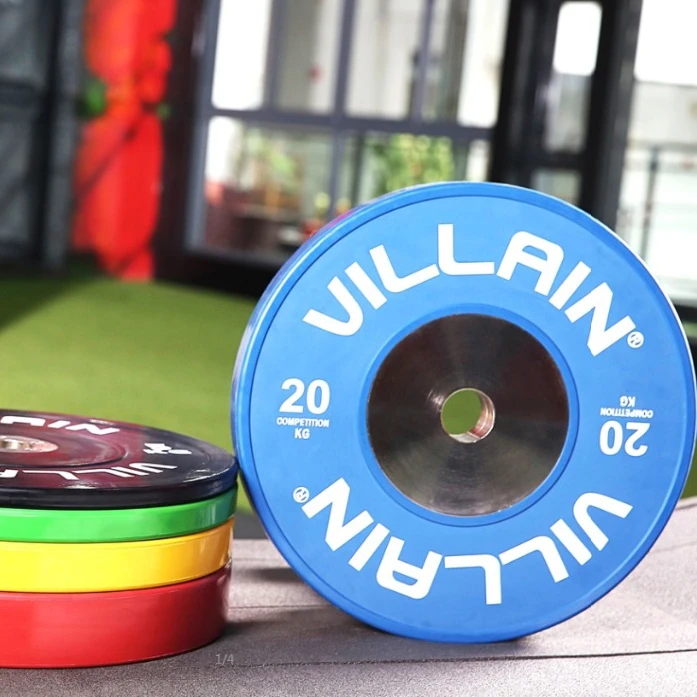 Weightlifting bumper plate Villain Rubber Competition Bumper Plates