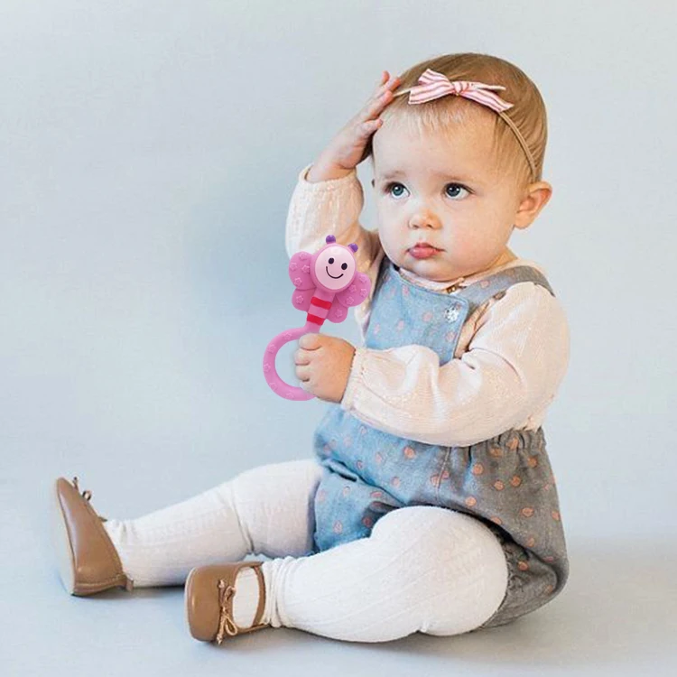 Baby Chew Toy With The Best Designed Butterfly Bee Tooth Toy