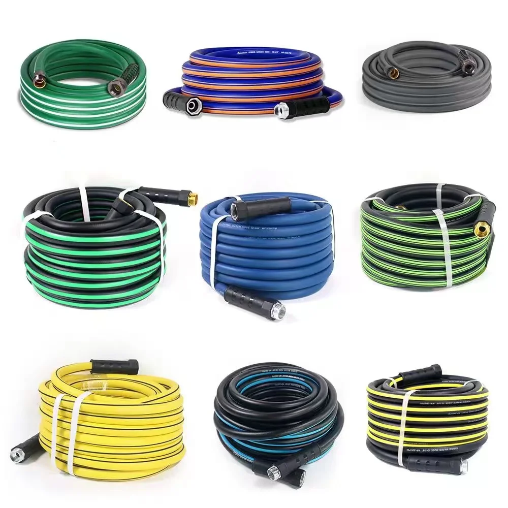 75 Ft Short High Pressure 1 Inch Garden Hose Plastic Water Discharge Flexible Irrigation
