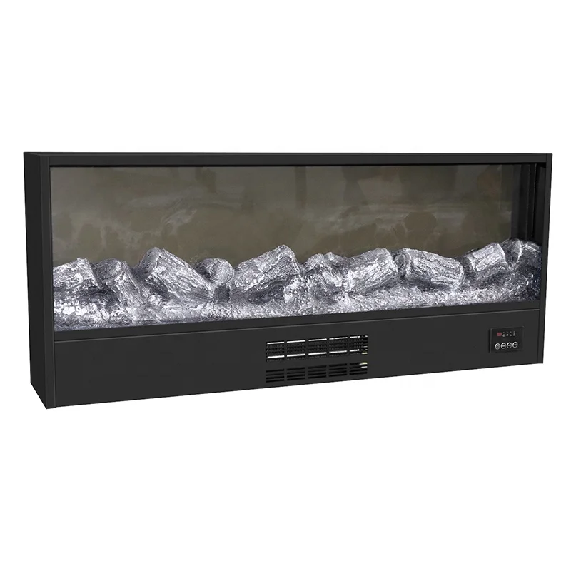 Manufacturer Supply Different Sizes Available Single Color Flame 220v Electric Fire Place Wall Mounted