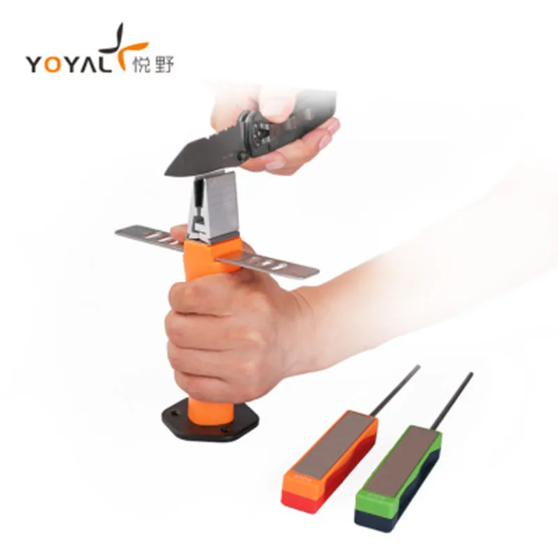 TY1811 Fixed Angle Kitchen Knife Whetstone sharpening Stone Sharpener Set Package System With Nylon bag