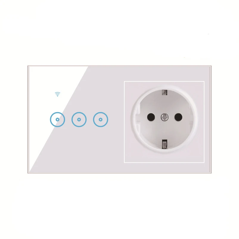 Weiwo Wifi Max.current Modern Light Switches New Invention 1gang &universal Socket&usb Screen Smart Switch 220V Max.voltage