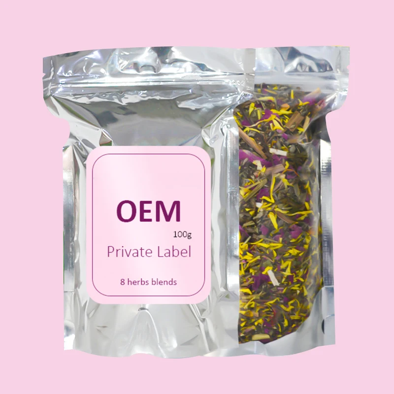 Private Label OEM female private part Organic Womb Vaginal Detox Yoni Steam Herbs vaginal