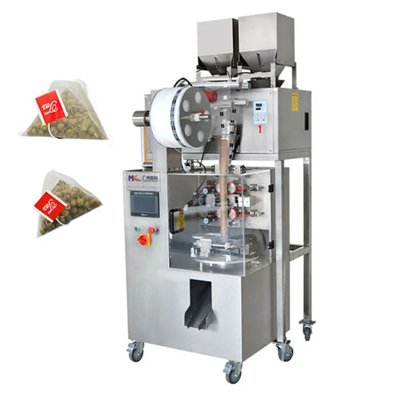 High Rigidity Triangle Tea Filling Nylon Filter Bag Pyramid Packing Machine