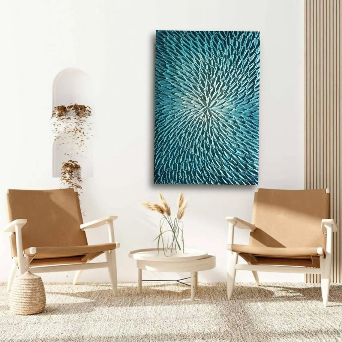 Interior Decoration Bedroom Hotel Office Wall Poster Handmade Canvas Abstract Oil Painting