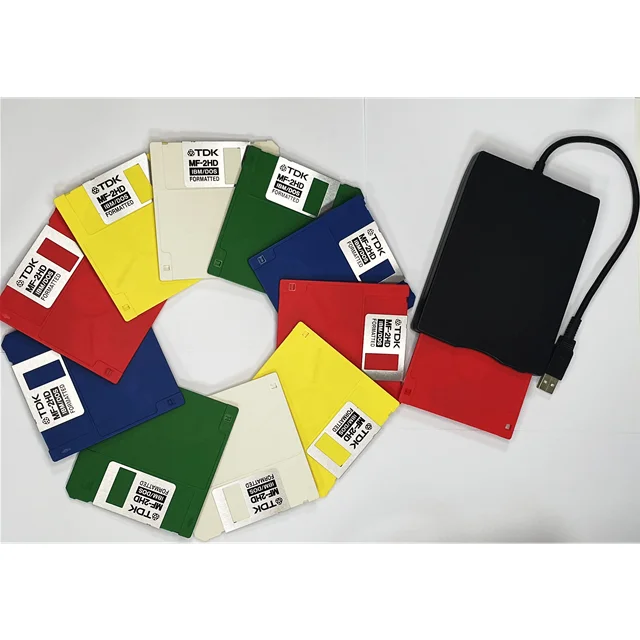 TDK оригинальный 3,5 HD 1,44 MB Preformatted MF-2HD 25 шт легкий портативный цветной дисковод гибких дисков