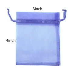 Organza Bags  Customized Logo 3x4-12x16inches Sheer Organza Gift Bags with Drawstring,  Jewelry bags