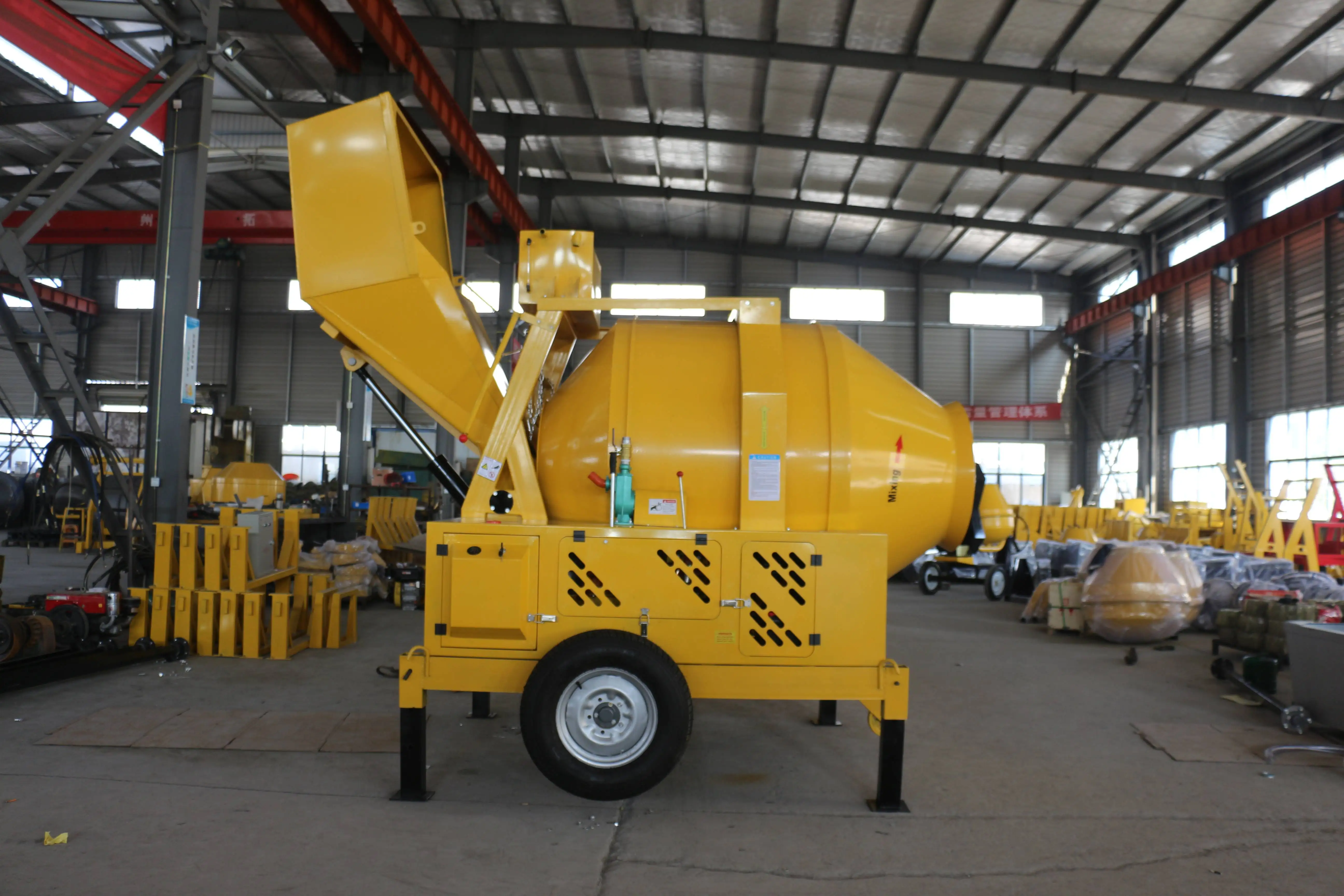 Free Shipping Cheapest 350L 500L 750L Diesel Engine Self Loading Concrete Mixer