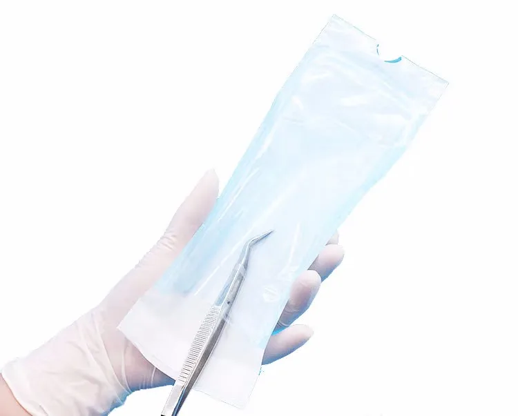 Self sealing disinfection sterilization pouch for dental instruments