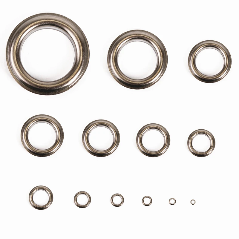 3-20mm Copper Eyelet Rivet Gun Black Air Eyelets Custom Sizes Grommets for Pants,Jacket,Tents,Curtains,DIY