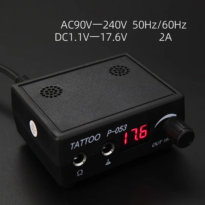 2024 New Tattoo Power Supply P053 LED Display Digital Tattoo Machine Power Supply