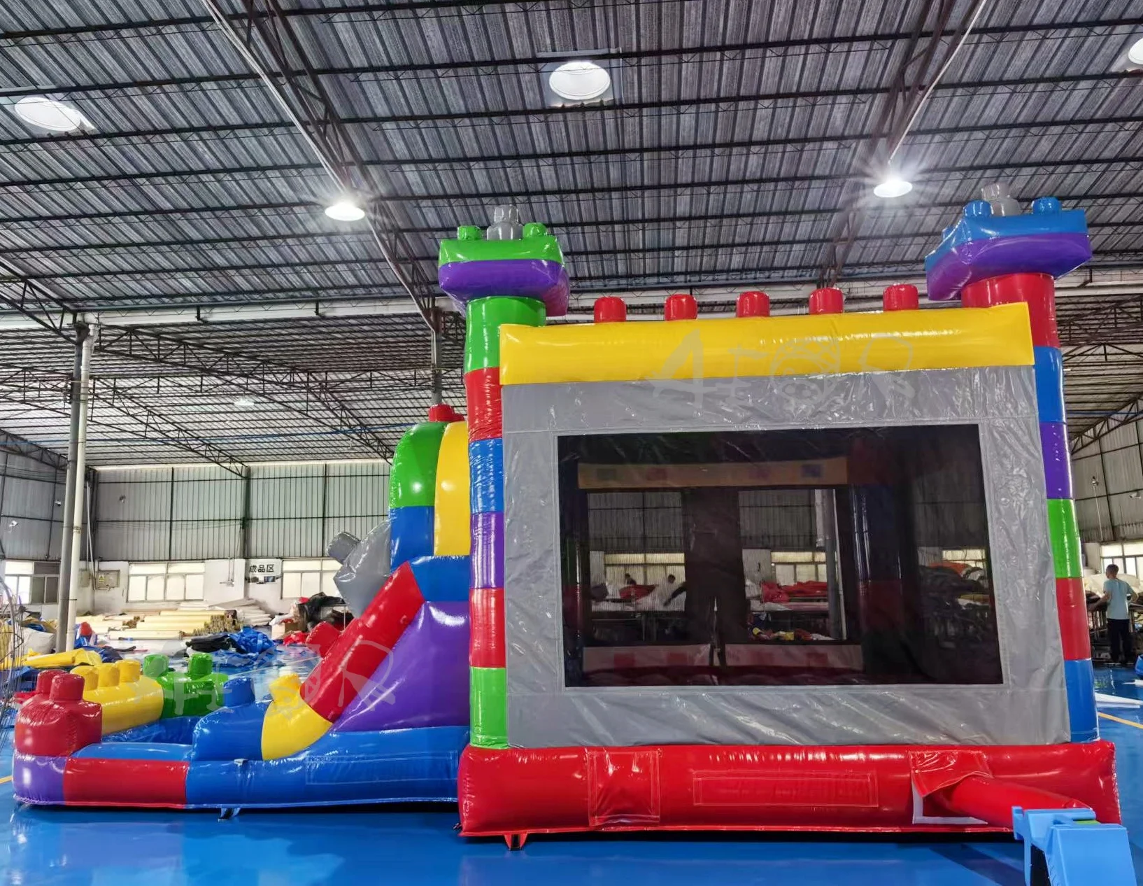 Commercial Moonwalk Inflatable Bounce House with slide Kids Jumping Bouncy Castle Water Slide Inflatable Bouncer