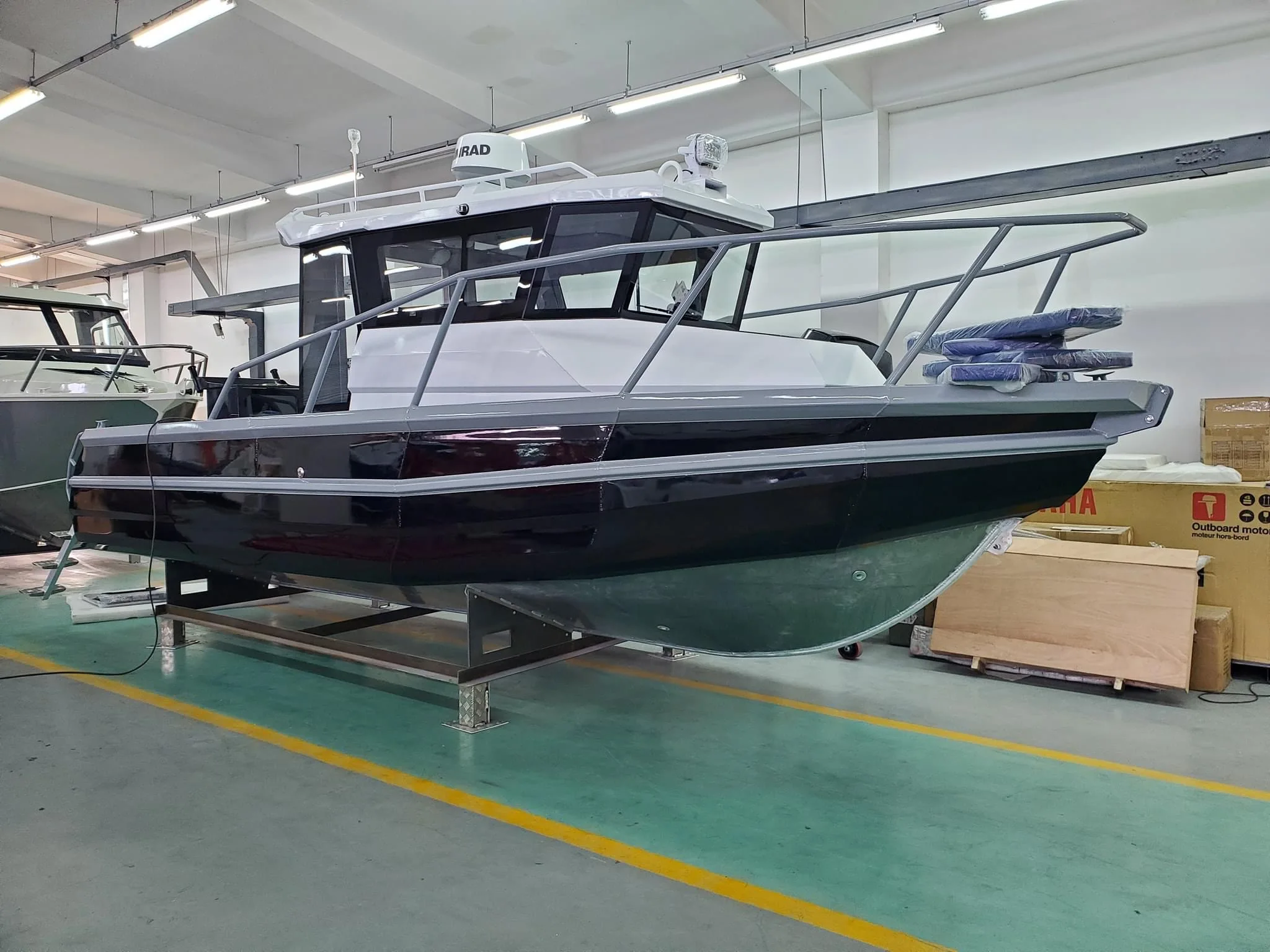  CE certified Easycraft 7.5m/750 Center cabin Aluminum Fishing Boat