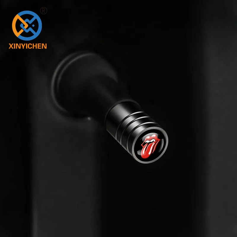 Color Aluminum Alloy Air Dust Cover Caps with Custom logo Wheel Tire Rim Valve Stem Caps