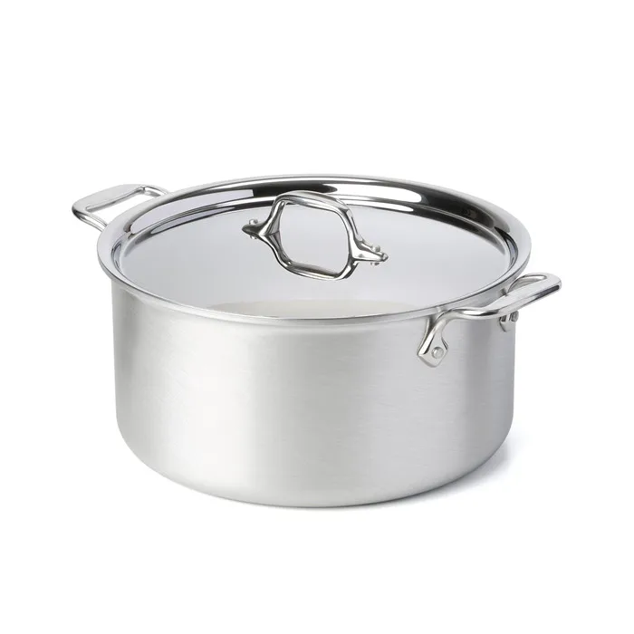 Soup Pot with See Through Lid Dishwasher Safe Stainless steel Pot Food Grade Stainless steel Soup Pot