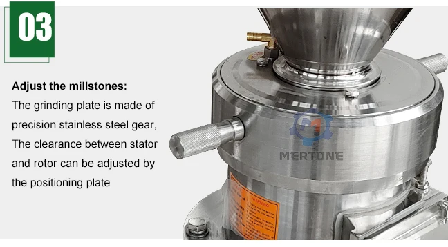 Factory Direct Automatic Colloid Mill Butter Home Use Peanut Making