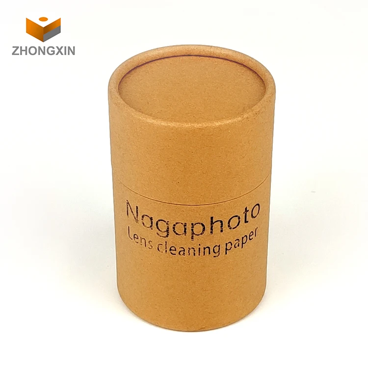 Eco-Friendly T-Shirt Paper Cylinder Tube Packaging Recycle Kraft Paper Toothpaste Tube Packaging Paper Boxes For Dropper Bottle