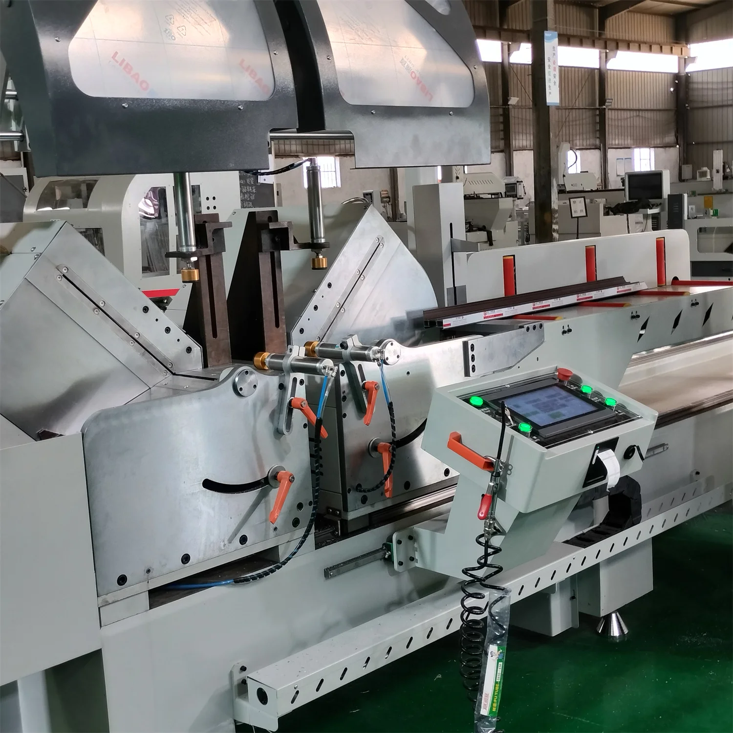 JINAN CNC Aluminum Window Profile Cutting Saw Machine CE Certified for PVC UPVC Stainless Steel in Manufacturing Plant