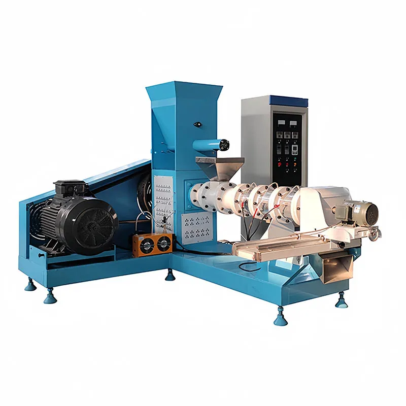 fish extruder machine floating fish food feed pellet extruder machine plant line