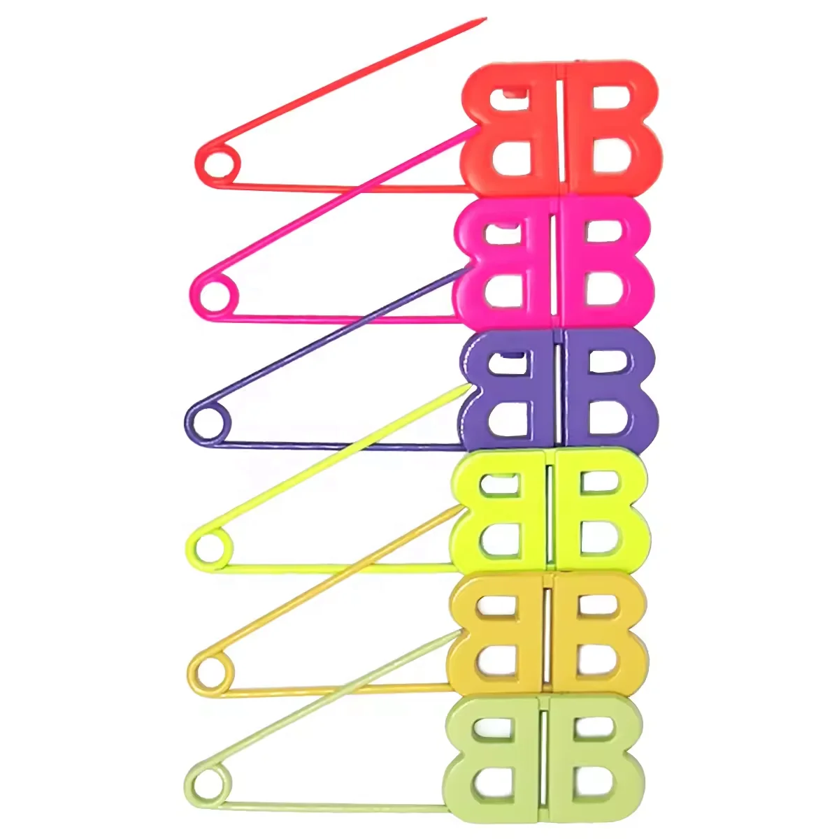 Wholesale pins small hard metal color pins safety pins for clothing decoration