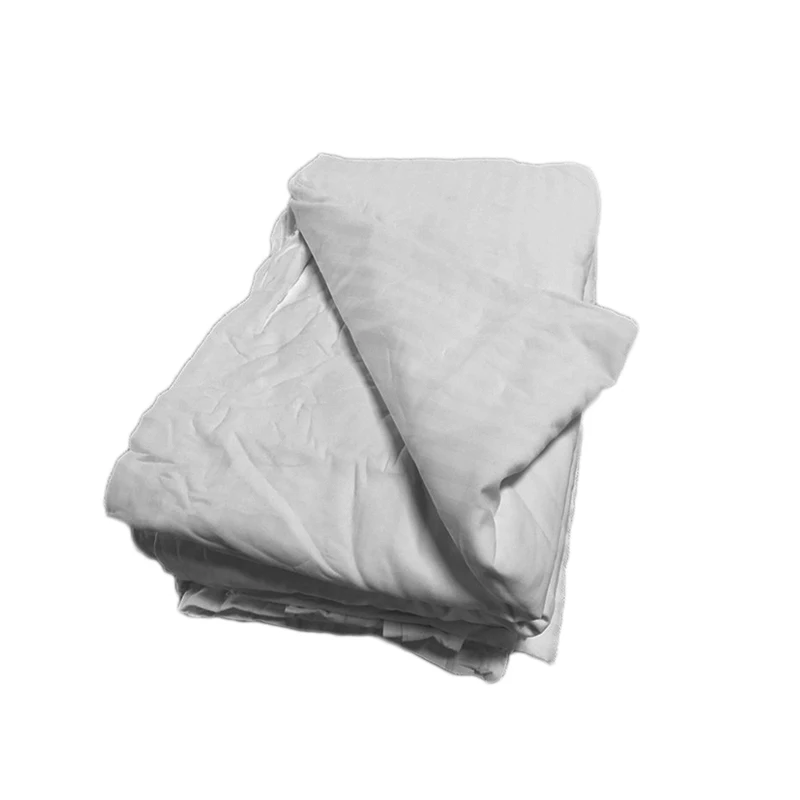 Fabric agro textile pieces recycled shoddy industrial white garment leather scrap textile waste bed sheet cotton rags