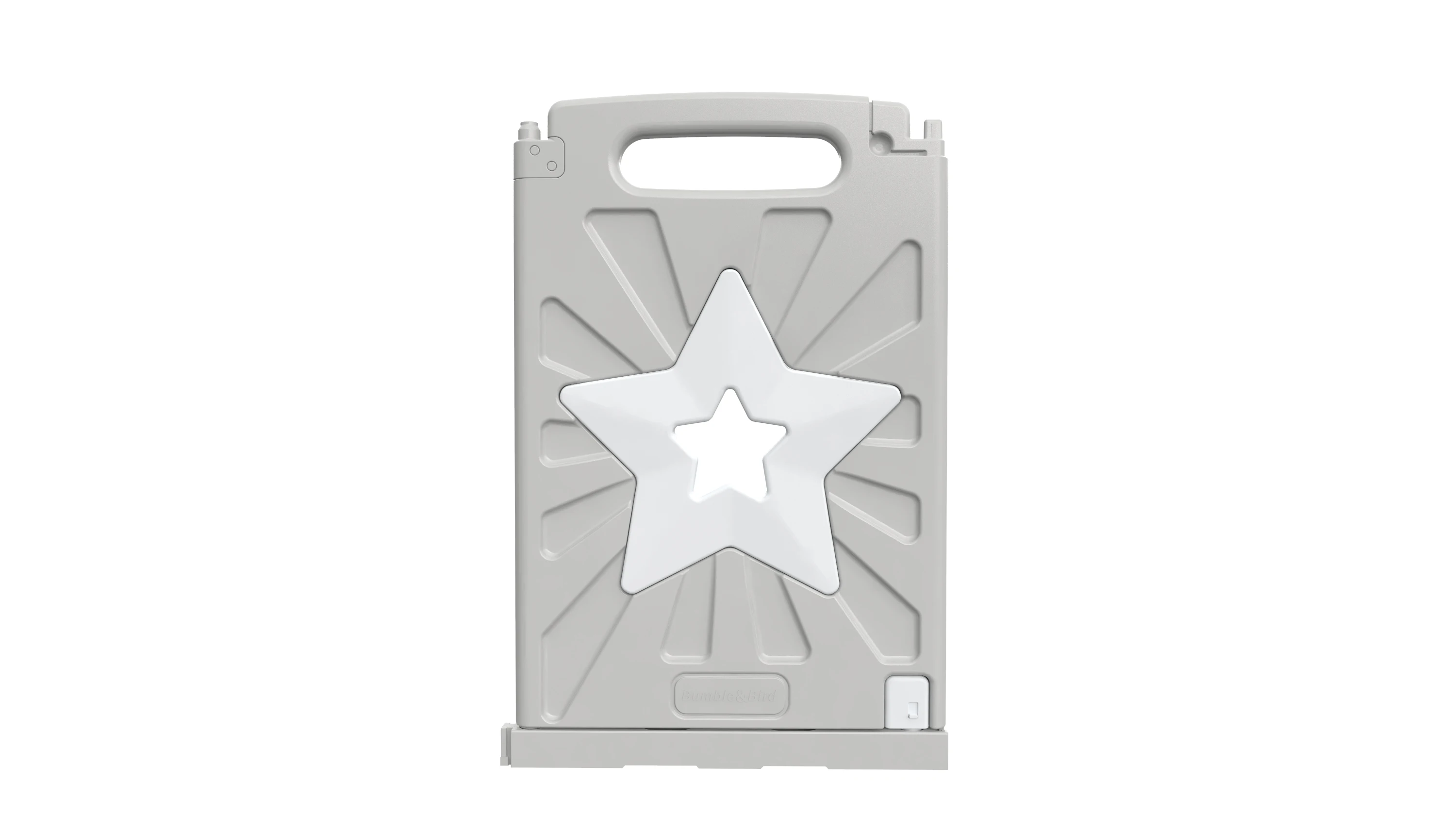 ABST Grey White Star 16 Panel Baby Playpen Safety Sturdy Kids Play Center Yard Portable Baby Fence with Gate for Baby