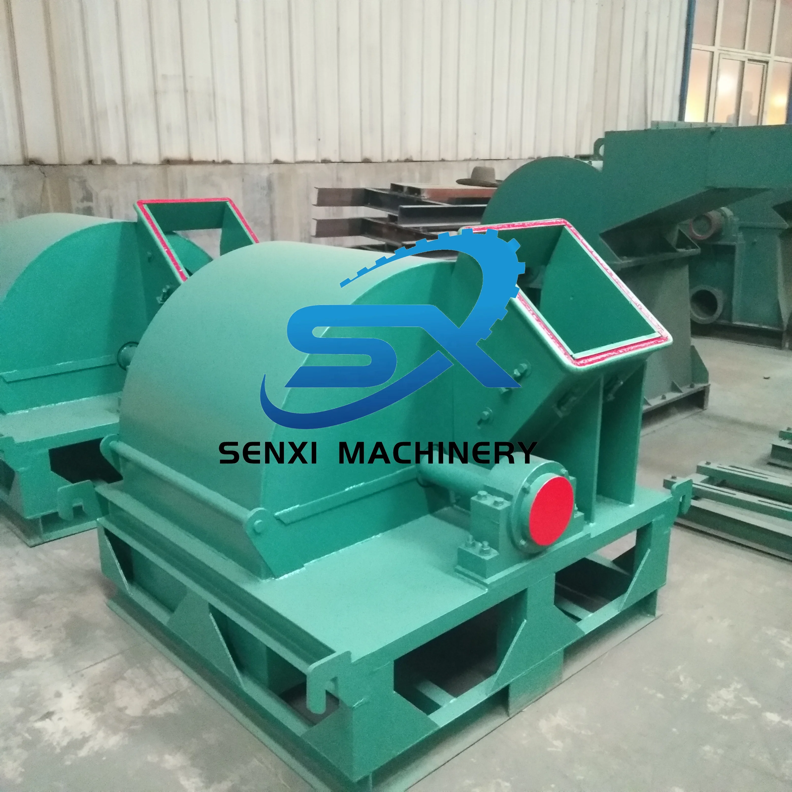 Electrical Branch Wood Chipper Crusher Horizontal Grinder Wood Crusher into Sawdust Wood Hammer Crusher