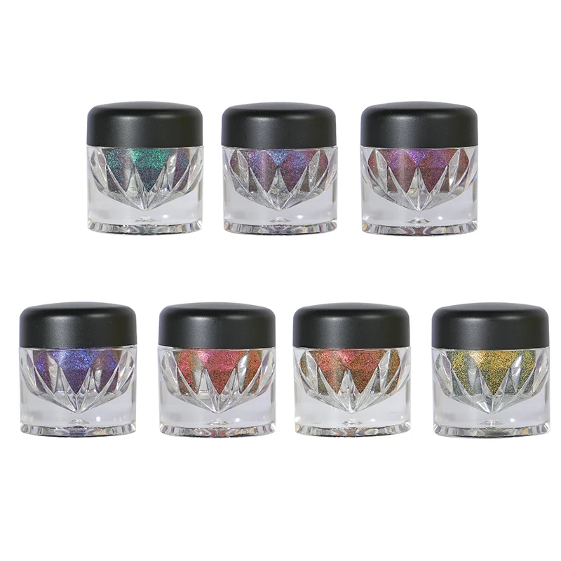 
Newest 7 Colors Loose Pigment Single Shimmer Multi Duochrome Eyeshadow 