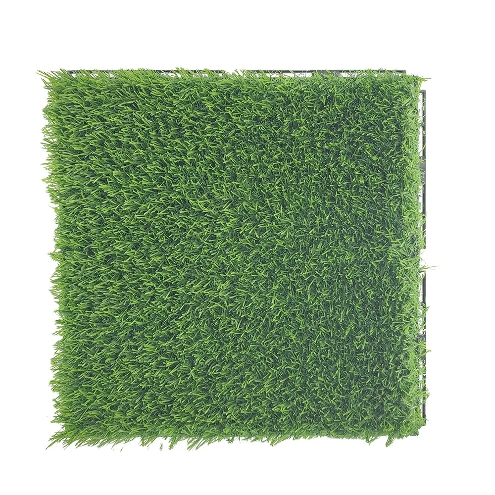 Outdoor artificial turf tile DIY Grass deck tile