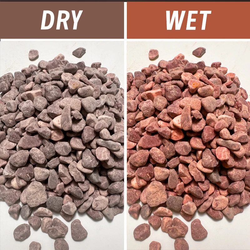 White Natural Stone Pebble Gravel Premium Quality Manufactured by Skilled Pebble Productions