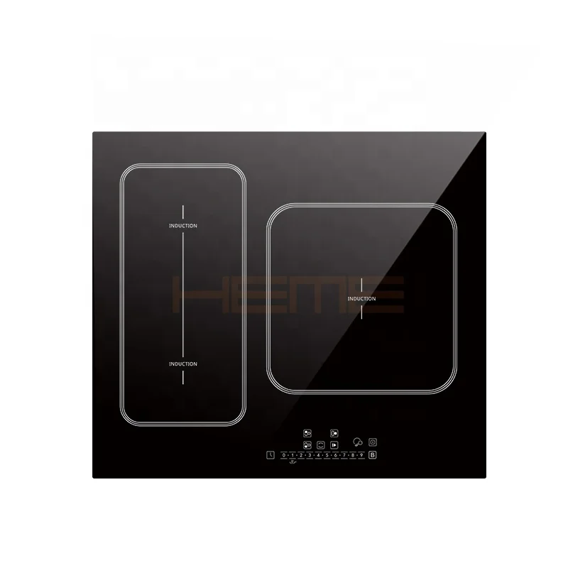 Built in hobs Manufacturer Touch Control Cooktop 3 Zone Glass Electric Induction Cooktop For Cooking Food