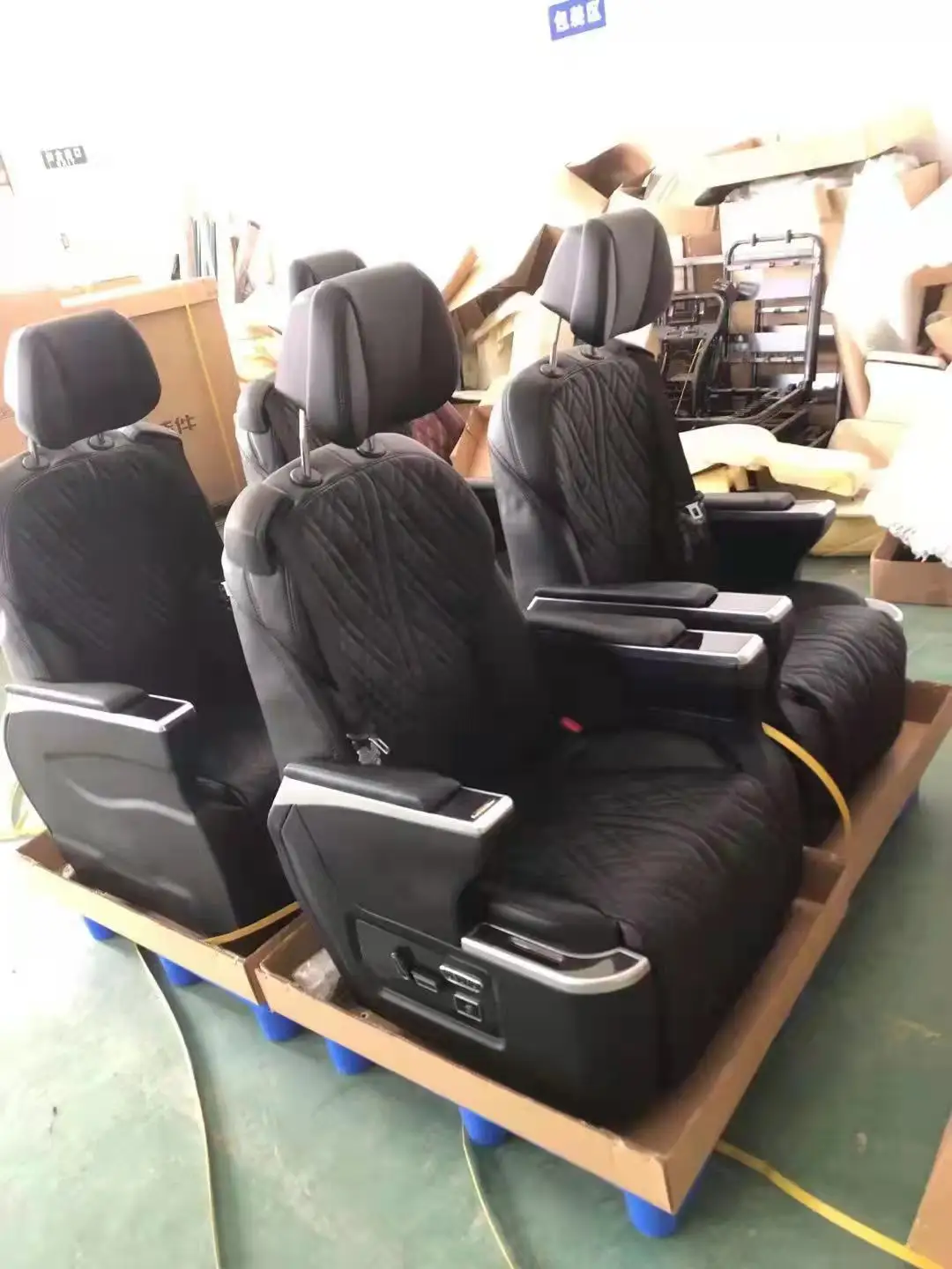 PU Leather Car Seat Modificaiton MPV SUV Luxury Automotive Aero Seat for Mercedes Benz V-class Vito w447 Single tuning seat