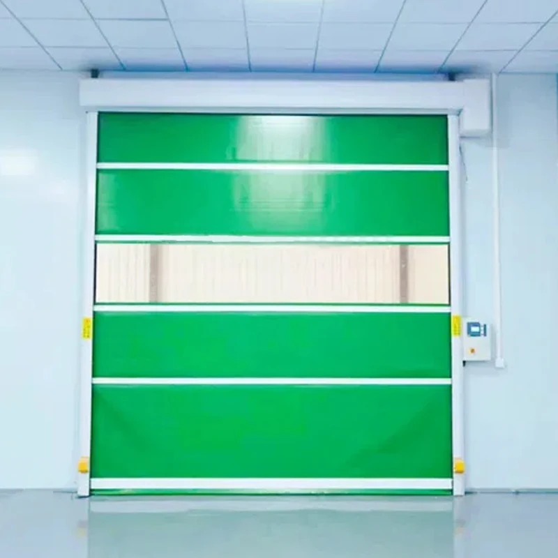 Clear Roll Up Garage Doors Panel Motorized Doplastic Automatic Manual Industrial Steel Roll Up Garage Door