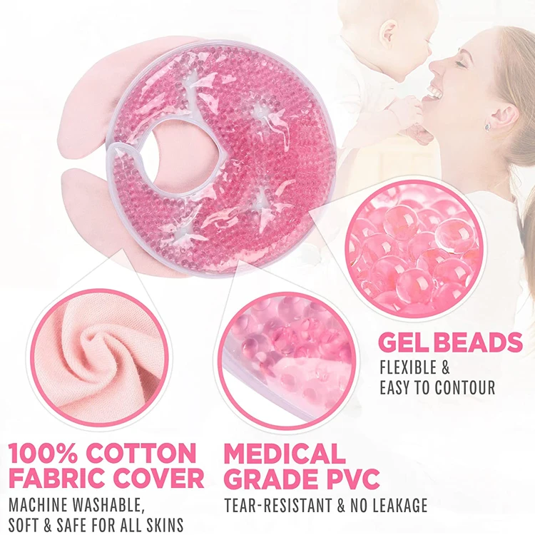 Health Care Products Custom Reusable Postpartum Breastfeeding Ice Packs with Box