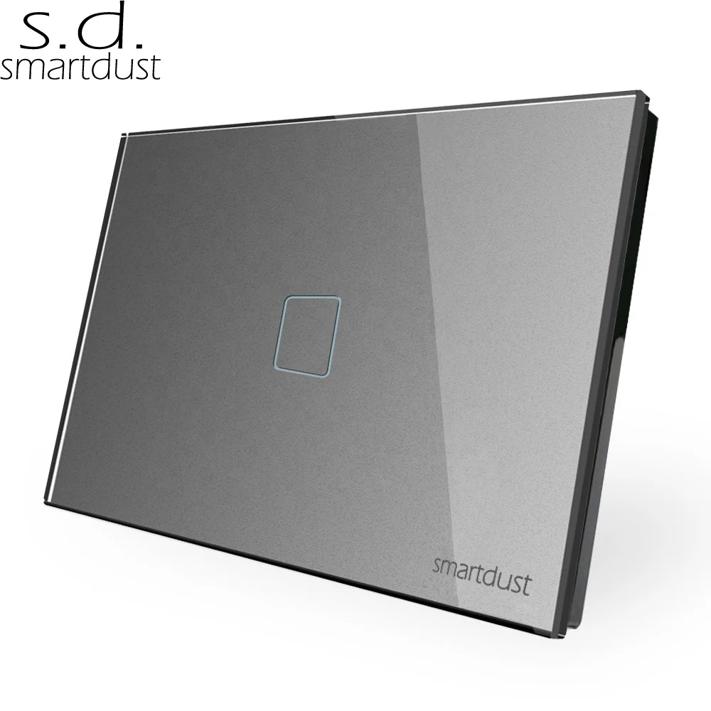 Smartdust Новое поступление Бразилия приложение Голосовое управление Alexa переключатель Wi-Fi Tuya Smart Домашней Автоматизации 1 Gang сенсорный